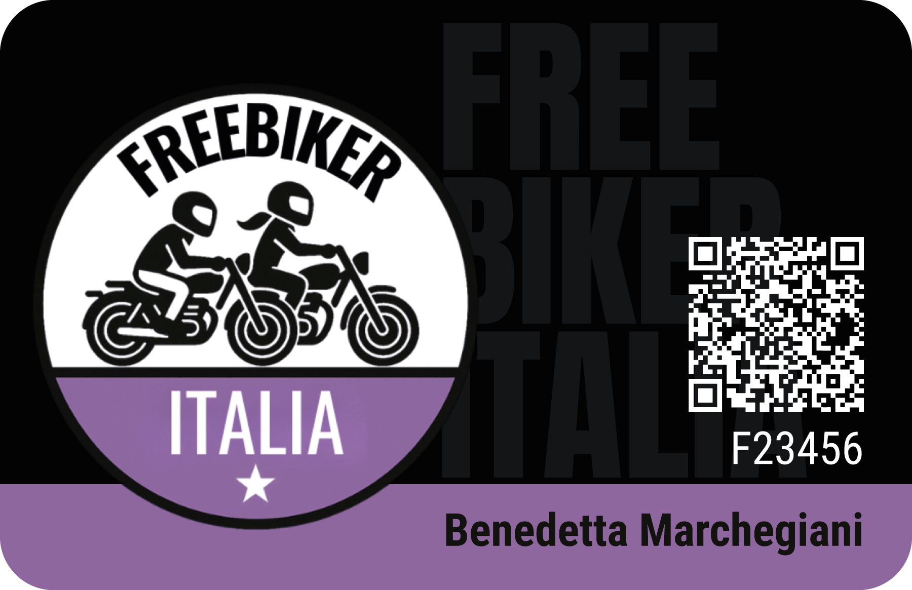 Richiedi tessera gratuita - Free Biker Italia