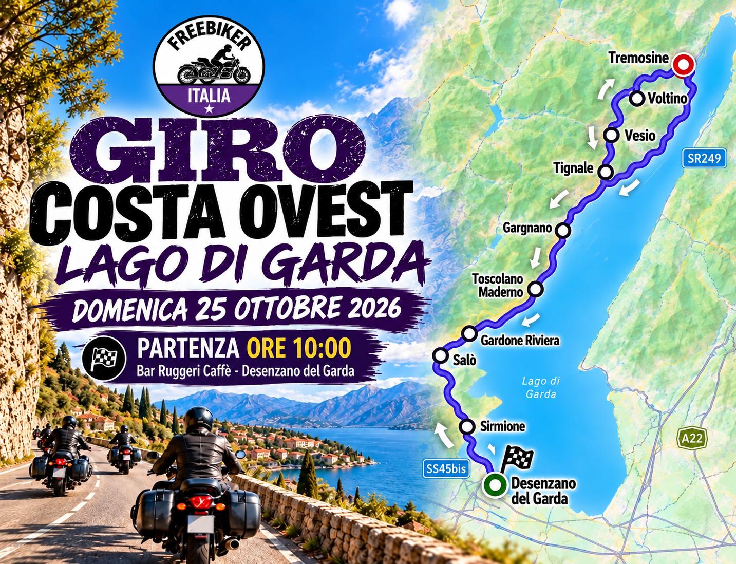 GIRO COSTA OVEST LAGO DI GARDA