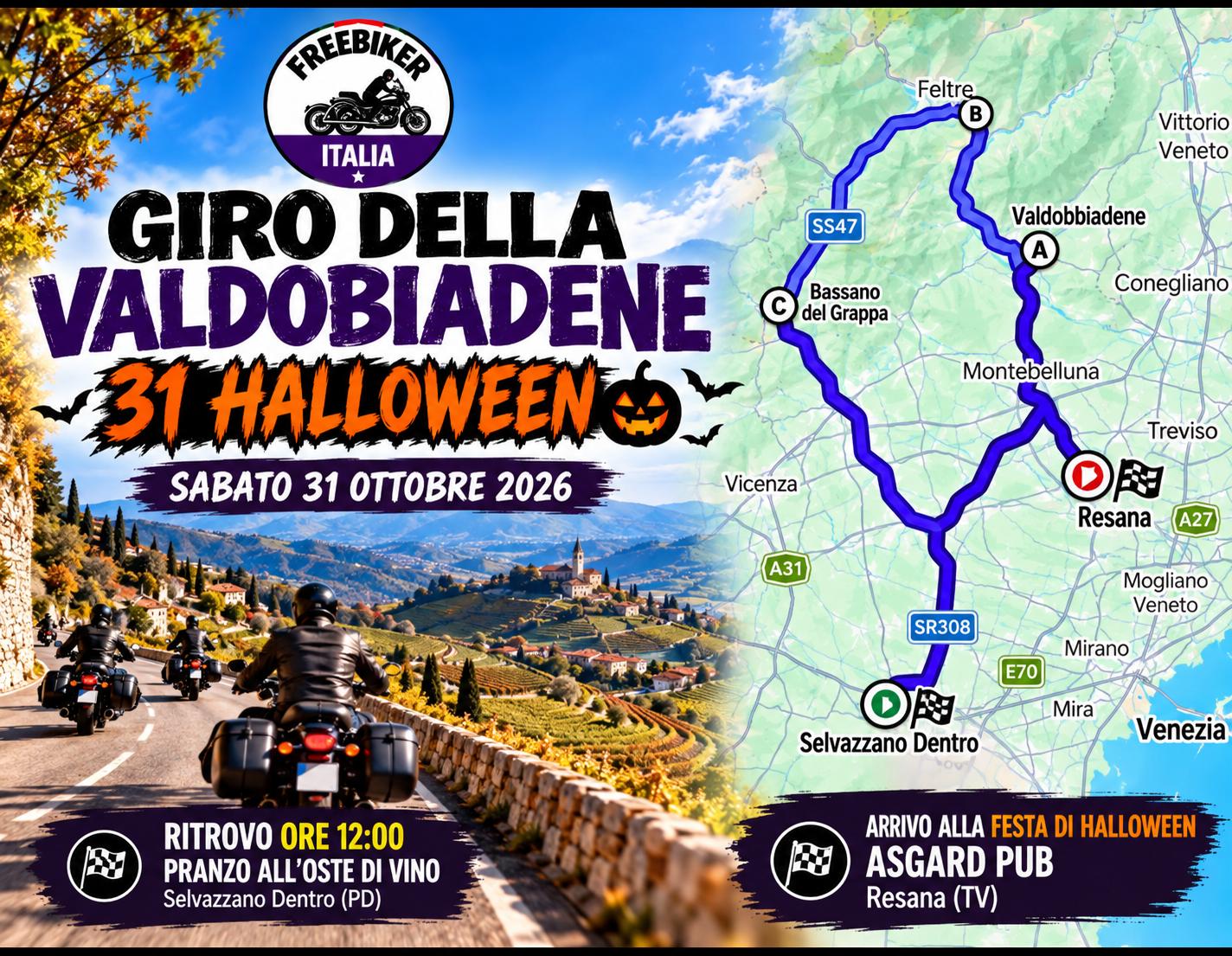 GIRO VALDOBBIADENE HALLOWEEN 🎃 