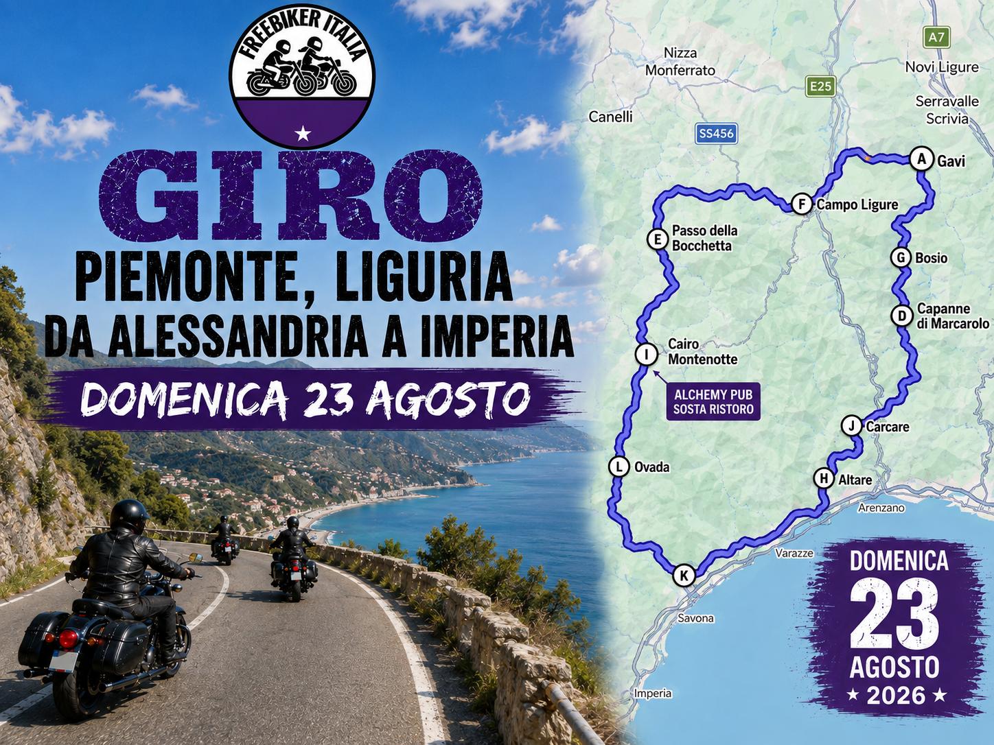 GIRO ALESSANDRIA IMPERIA